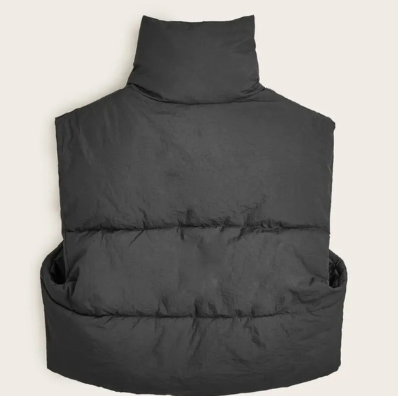 HP🔥🔥Womens Outerwear Lightweight Thermal Cropped Vest - Picture 2 of 2